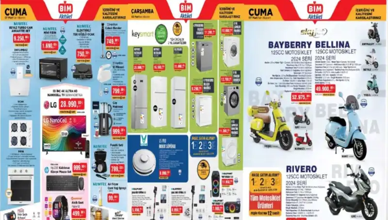 BİM 4 Mart 2025 Aktüel Ürünler: Fırsatlar Kaçırılmayacak!