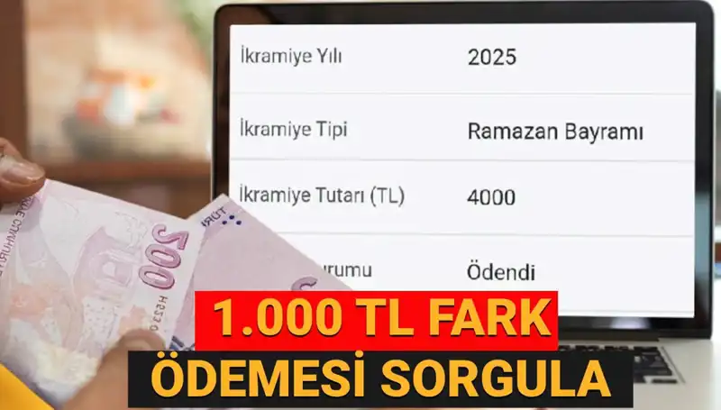 Emekli Bayram İkramiyesi Fark Ödemeleri Yattı mı? 1.000 TL Sorgulama İşte Detaylar!