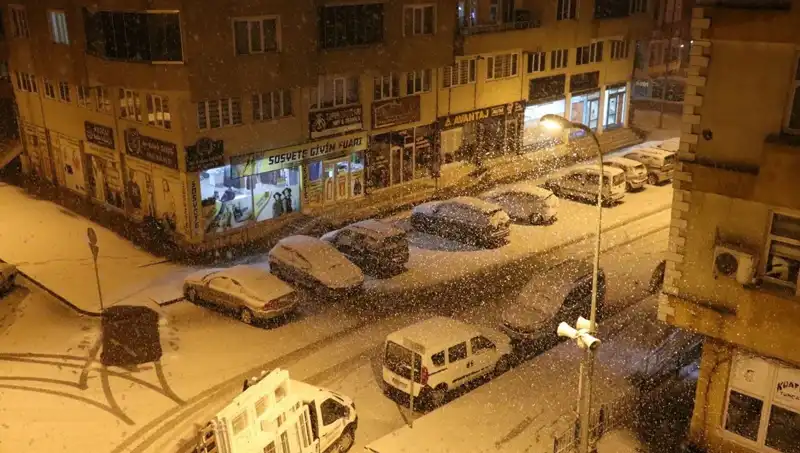 Anadolu'nun İki Mevsimi: Gece Kar, Sabah Bahar Eşliğinde Yaşandı